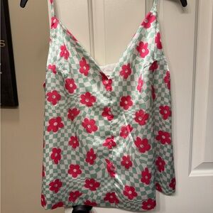 Thrifted Love & Harmony Flower Top